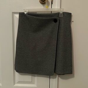 Grey office skirt
